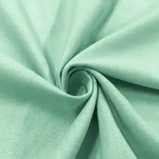 Linho Misto Liso Pré Lavado 55% Linho 45% Viscose 1,33m Largura - Verde água