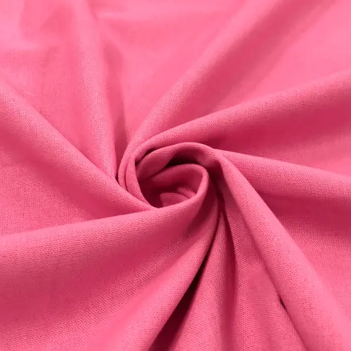 Linho Misto Liso Pré Lavado 55% Linho 45% Viscose 1,33m Largura - Rosa chiclets