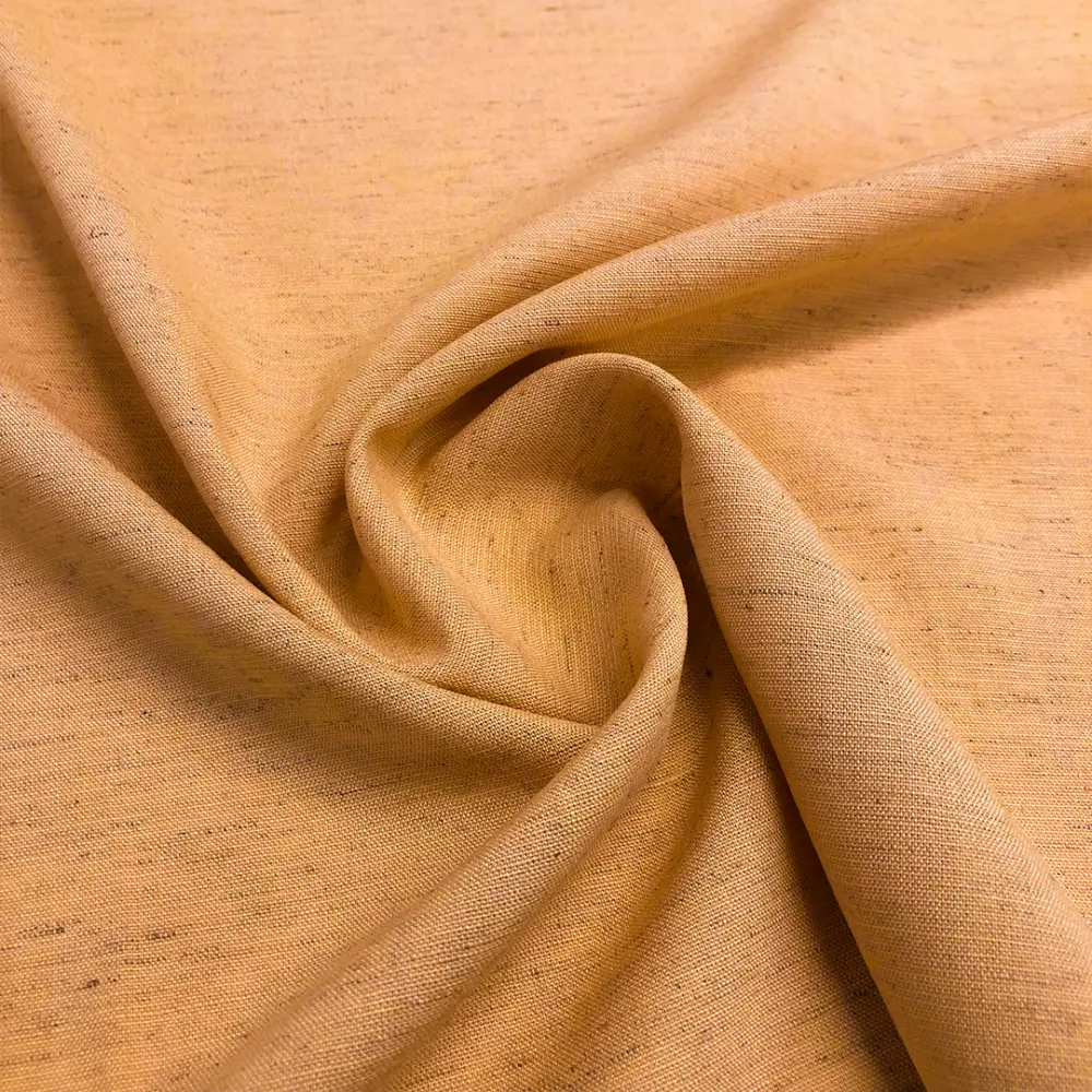 Linho Misto Soft 50% Viscose 30% Algodão 20% Linho 1,50m Largura - Laranja