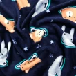 Manta Fleece Estampada Pelúcia Ultrasoft 100% Poliéster 1,60m Largura - Desenho 26 - var marinho