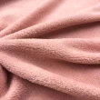 Manta Fleece Flanelada Lisa - 100% Poliéster - 2,5m Largura - Rosa chá