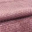 Manta Fleece com Relevo Colmeia 100% Poliéster 2,50m Largura - Rosa escuro