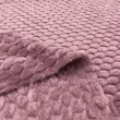 Manta Fleece com Relevo Colmeia 100% Poliéster 2,50m Largura - Rosa escuro