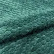 Manta Fleece com Relevo Colmeia 100% Poliéster 2,50m Largura - Verde esmeralda