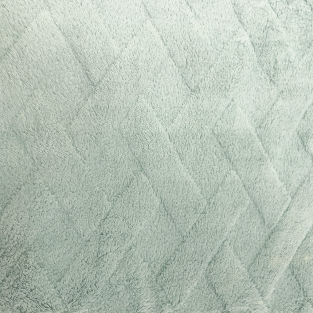 Manta Fleece com Relevo Geométrico 100% Poliéster 2,50m Largura - Verde envelhecido