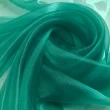 Organza Cristal - 100% Poliéster - 1,50m Largura - Verde esmeralda