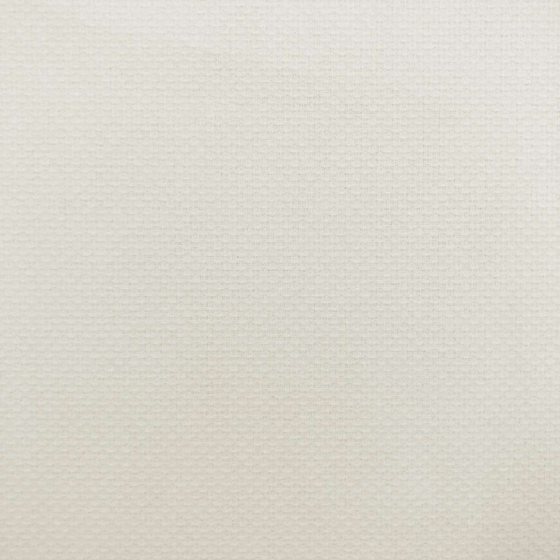 Tecido Piquet Grão de Arroz 100% Algodão 1,40m largura - Off white