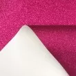 Tecido Sintético PVC Glitter 100% Poliéster 1,40m Largura - Pink