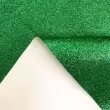 Tecido Sintético PVC Glitter 100% Poliéster 1,40m Largura - Verde bandeira