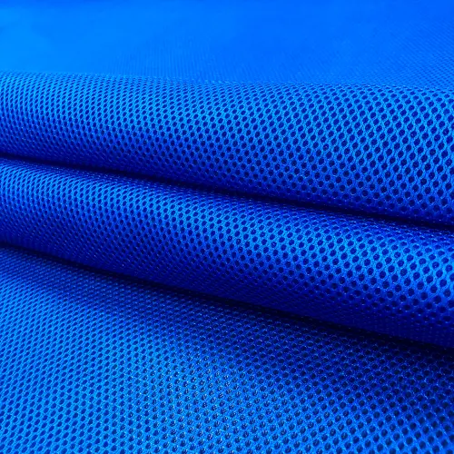 Tecido Tela Spacer 3D Mesh 100% Poliamida 1,55m Largura - Azul bic