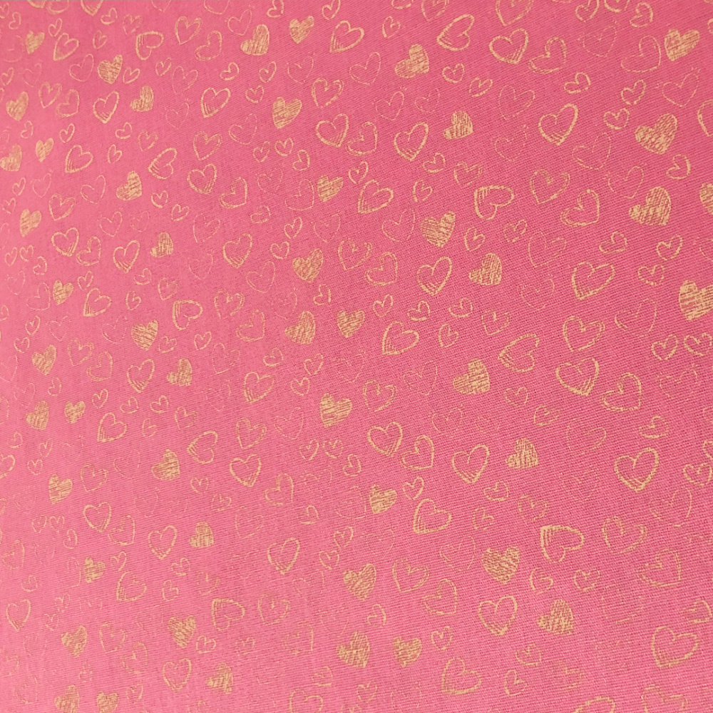 Tecido Tricoline Coleção Composê Ideal Rosa Pink - Liso