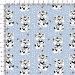 Tecido Tricoline Estampado - Cachorrinho Dalmata - 100% Algodão - 1,50m largura - Variante 1