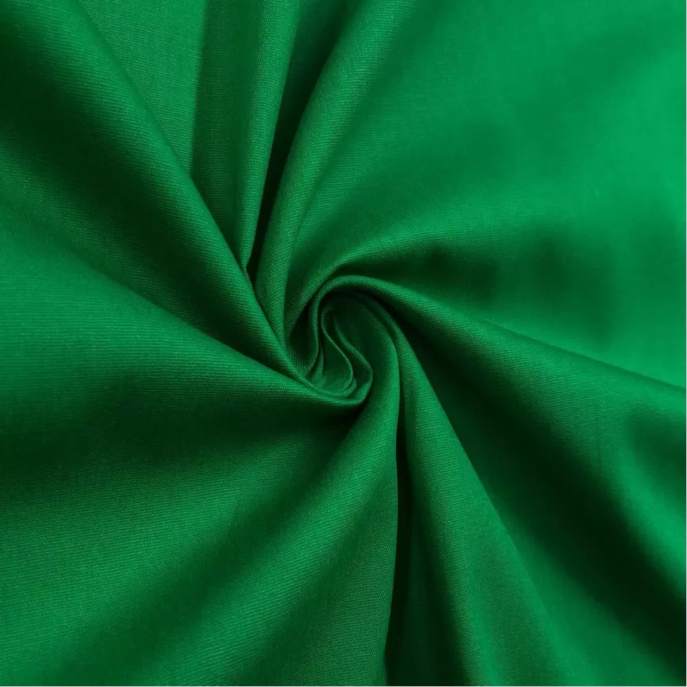 Tricoline Xadrez Médio Verde e Branco - 100% algodão - Bem Tecidos