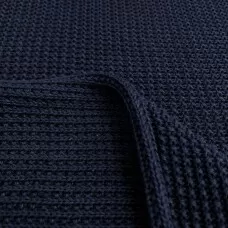 Tecido Tricot Liso em Metro 50% Algodão 50% Acrílico 0,95m Largura - Azul marinho