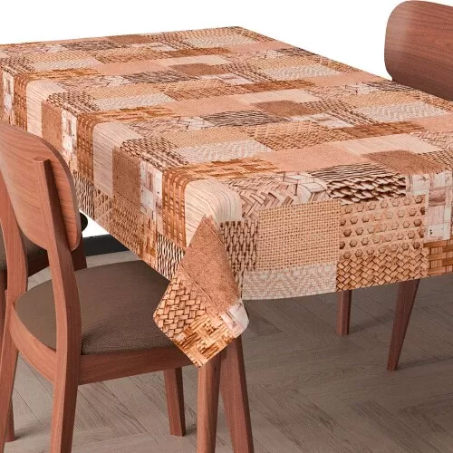 Toalha de Mesa Plástica Sisal 100% Polipropileno 1,40m Largura - Cor unica