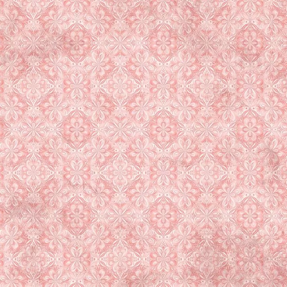 Tricoline Digital Fabricart Flor Sombreada Rosa 100% Algodão 1,50m Largura - Variante 1