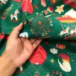 Tricoline Estampada Natal Brinquedos Natalinos 100% Algodão 1,50m Largura - Variante 1