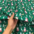 Tricoline Estampada Natal Papai Noel Divertido 100% Algodão 1,50m Largura - Variante 2