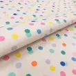 Tricoline Estampada Poá Boho Candy 100% Algodão 1,50m largura - Variante 1