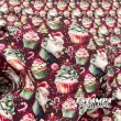 Tricoline Exclusiva Coleção JLM Cupcake Natalino 100% Algodão 1,50m Largura - Variante 1