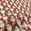 Tricoline Exclusiva Coleção JLM Papai Noel Sobreposto 100% Algodão 1,50m Largura - Variante 1