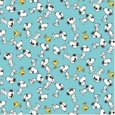 Tricoline Fernando Maluhy - Snoopy e Woodstock - 100% Algodão - C01