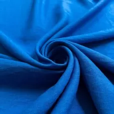 Viscose Flow Marroquina 86% Viscose 14% Poliamida 1,52m Largura - Azul anil