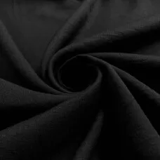 Viscose Flow Marroquina 86% Viscose 14% Poliamida 1,52m Largura - Preto